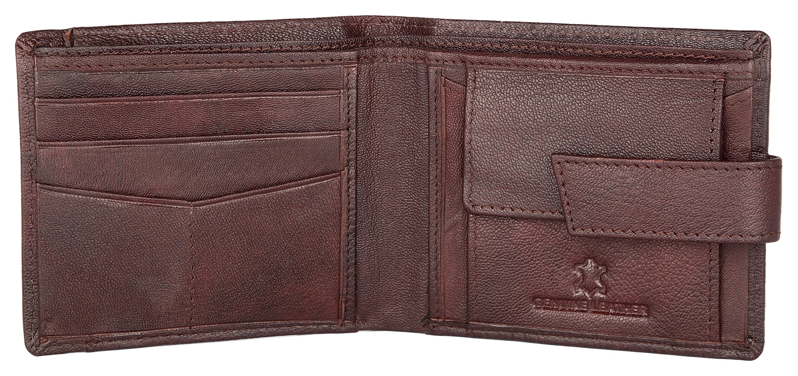WildHorn Rfid Protected Leather Wallet For Men, Brown